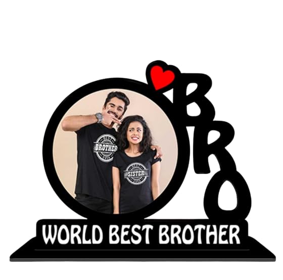 Darak Gifting Co. BRO World Best Brother Tabletop Photo Frame 8x10 inch