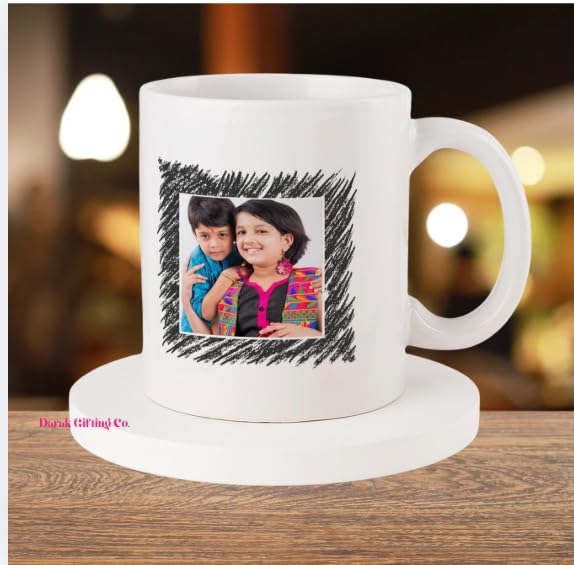 Darak Gifting Co. Awesome Brother Personalised Photo Ceramic Mug 350ml