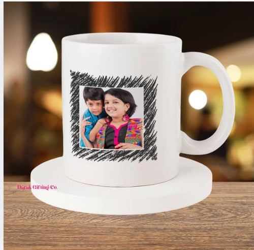 Darak Gifting Co. Awesome Brother Personalised Photo Ceramic Mug 350ml
