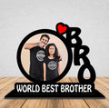 Darak Gifting Co. BRO World Best Brother Tabletop Photo Frame 8x10 inch