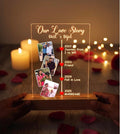 Darak Gifting Co. Personalized LED Photo Frame, 8 Inches