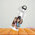 Darak Gifting Co. Personalised Photo Water Bottle with Carabiner