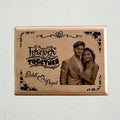 Darak Gifting Co. Forever Together Personalised Wooden Engraving Frame (8X12)