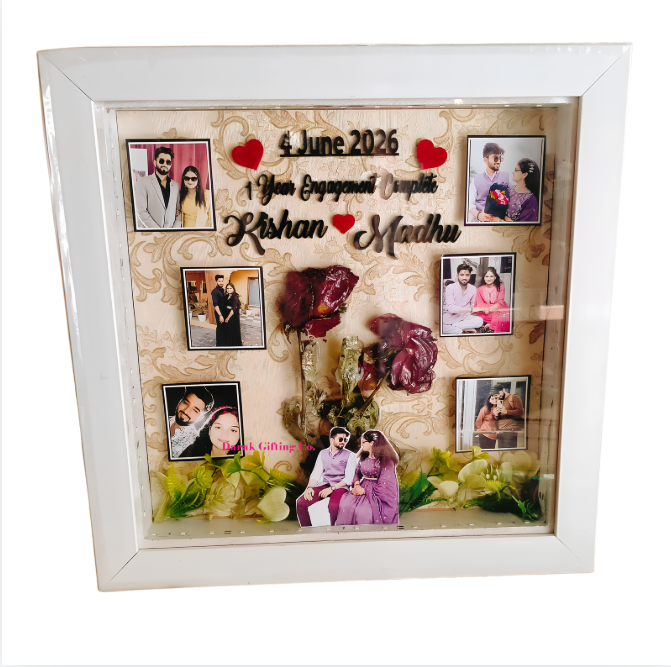 Darak Gifting Co. Personalised Shadow Box Frame